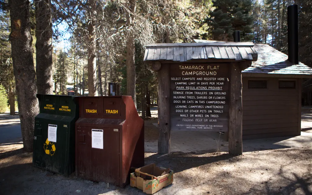 Tamarack Flat Campground, a National Park Service campground