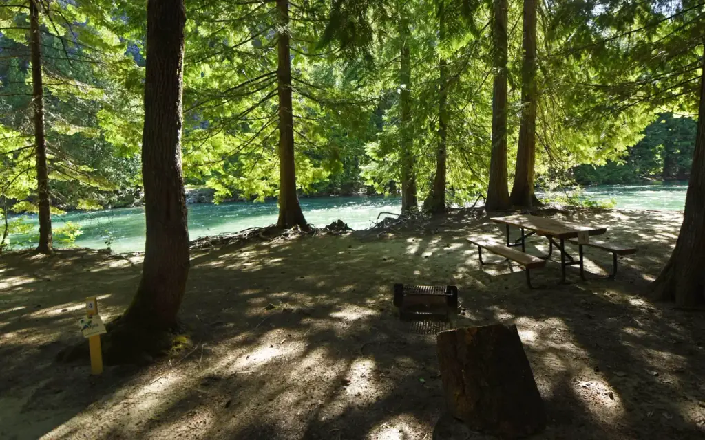Harlequin Campground, a National Park Service campground