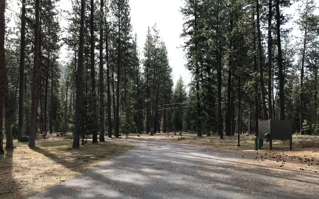 Quartz Flat Campground, a Forest Service campground