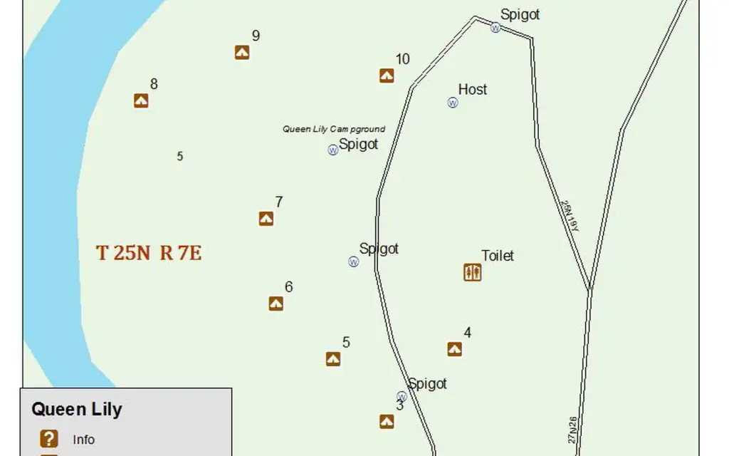 Queen Lily Campground (Plumas), a Forest Service campground