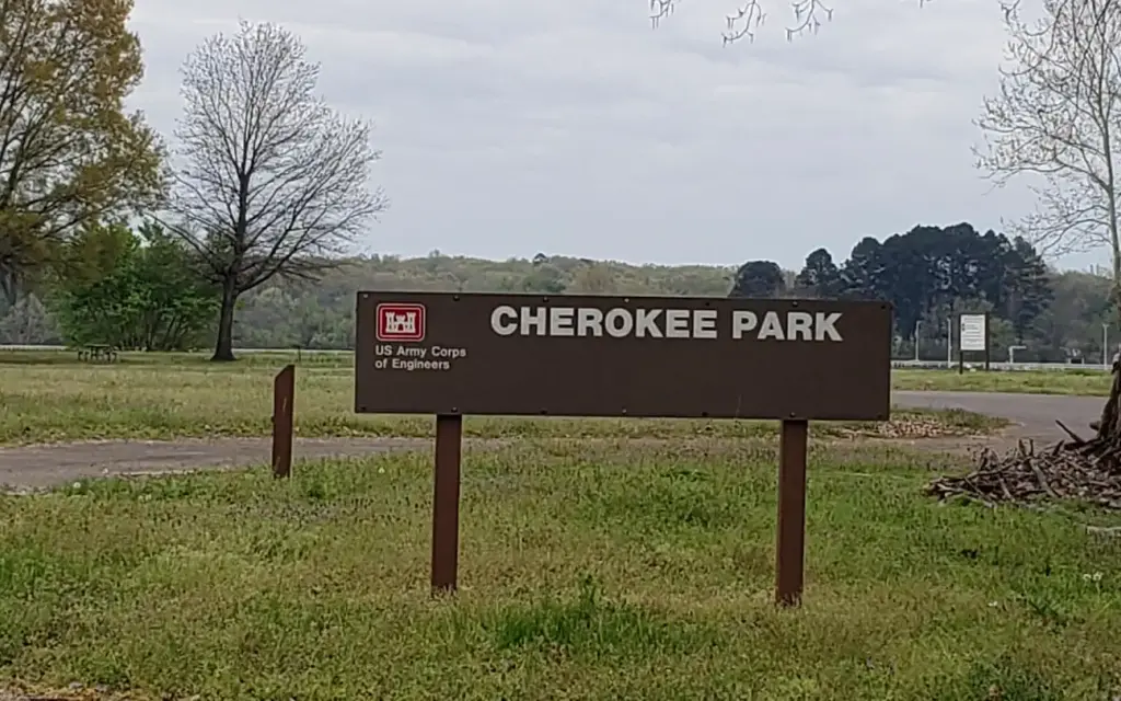 Cherokee (Arkansas River), an Army Corps campground