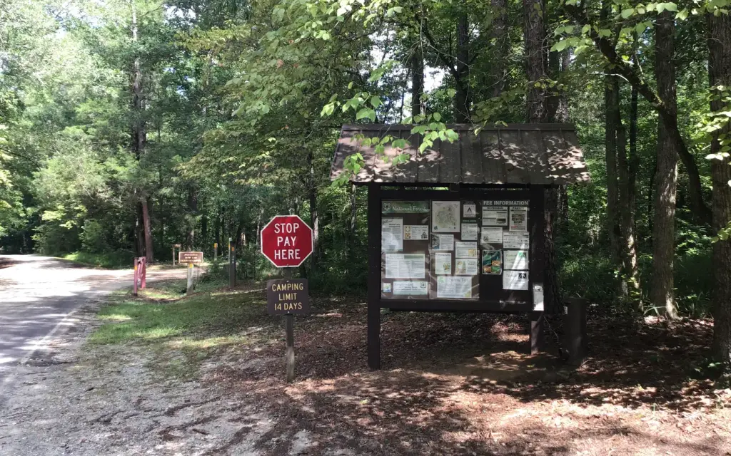 Woods Ferry Campground, a Forest Service campground