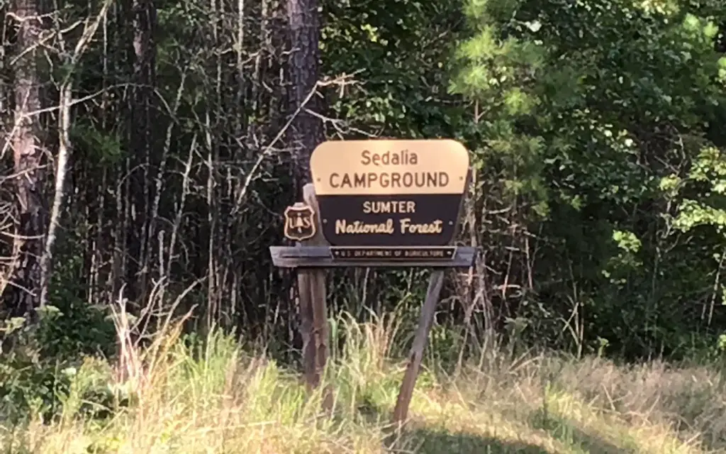 Sedalia Campground, a Forest Service campground