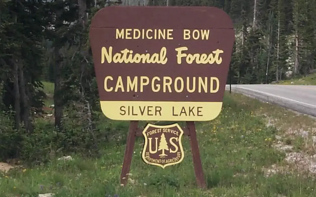 Silver Lake Campground, a Forest Service campground
