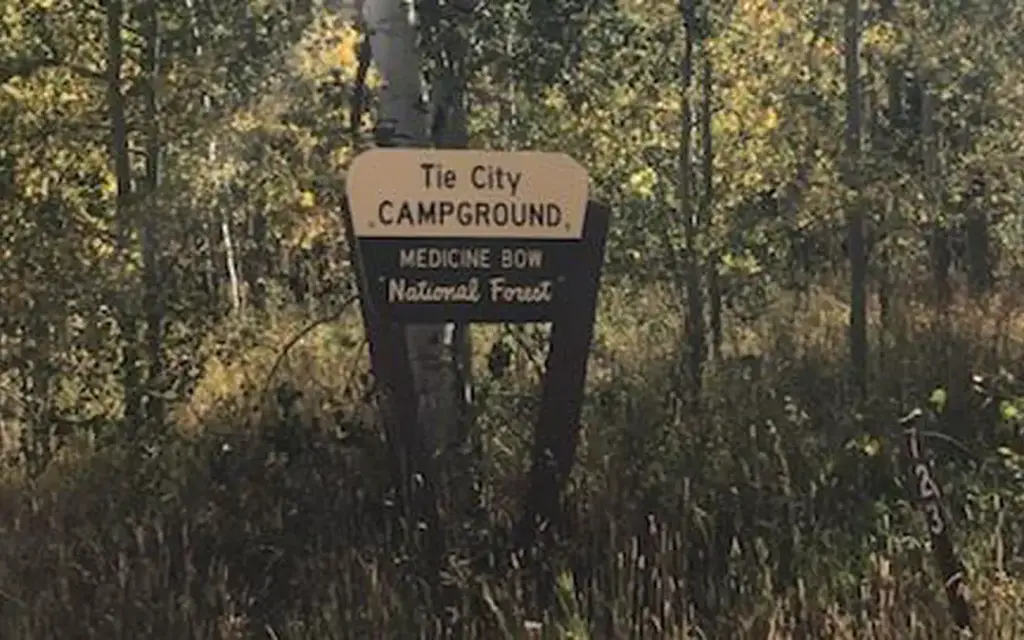 Tie City Campground, a Forest Service campground