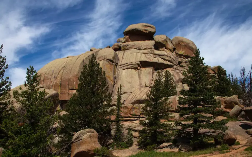 Vedauwoo Campground, a Forest Service campground