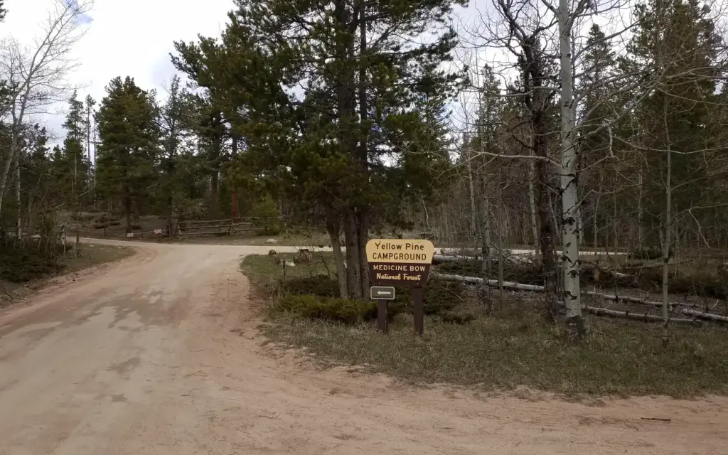 Yellow Pine Campground, a Forest Service campground