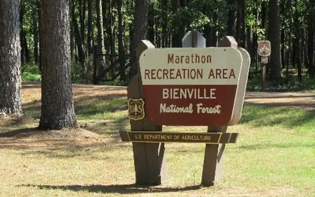Marathon Lake, a Forest Service campground