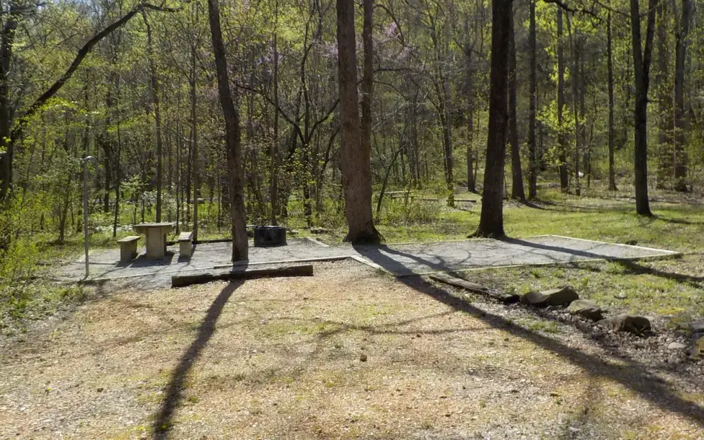 Richland Creek Campground, a Forest Service campground