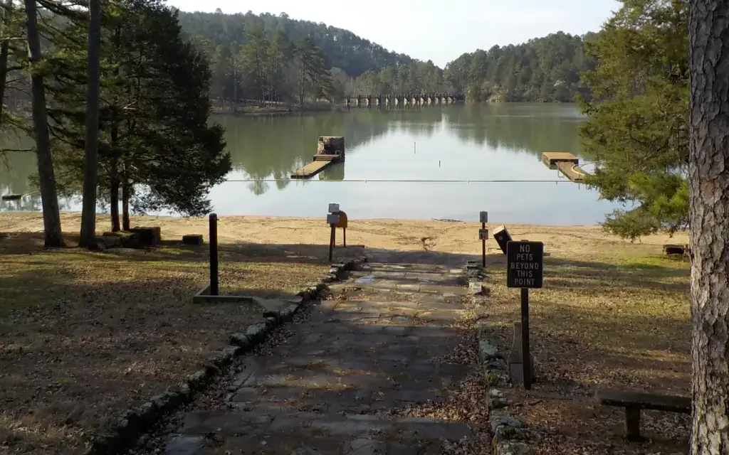 Spring Lake Recreation Area, a Forest Service campground