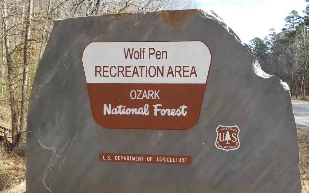 Wolf Pen Campground, a Forest Service campground