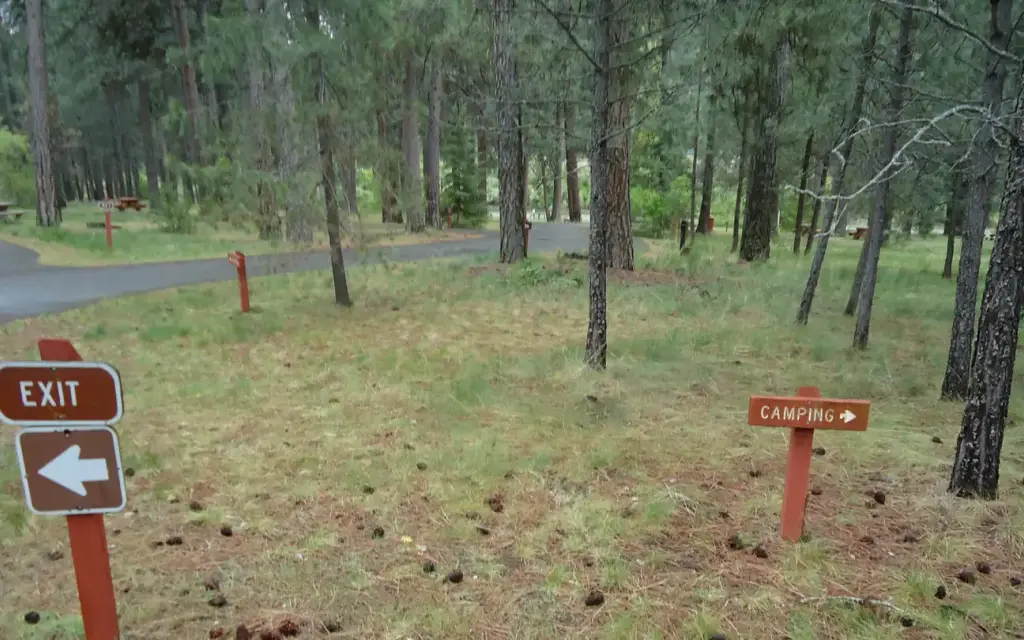 Sloway Campground, a Forest Service campground