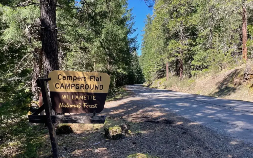 Campers Flat, a Forest Service group camp