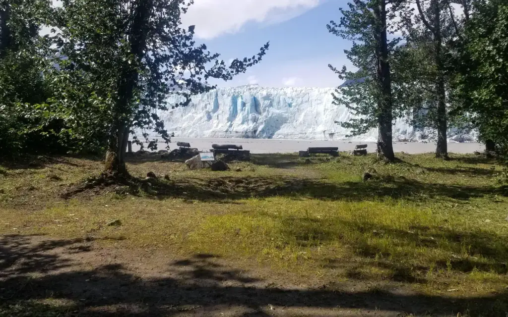 Childs Glacier Recreation Area and Campground, a Forest Service campground