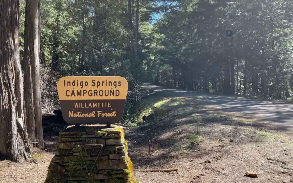 Indigo Springs, a Forest Service campground