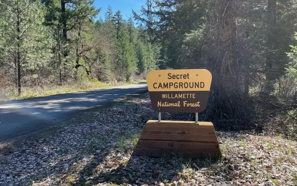 Secret, a Forest Service group camp
