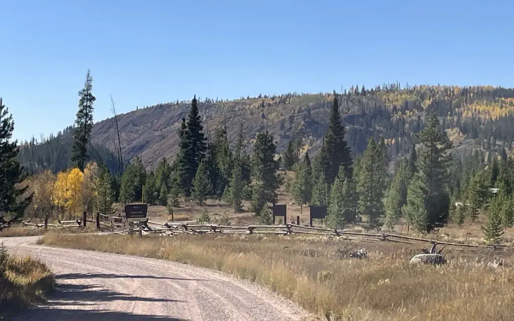 Hinman Campground, a Forest Service campground