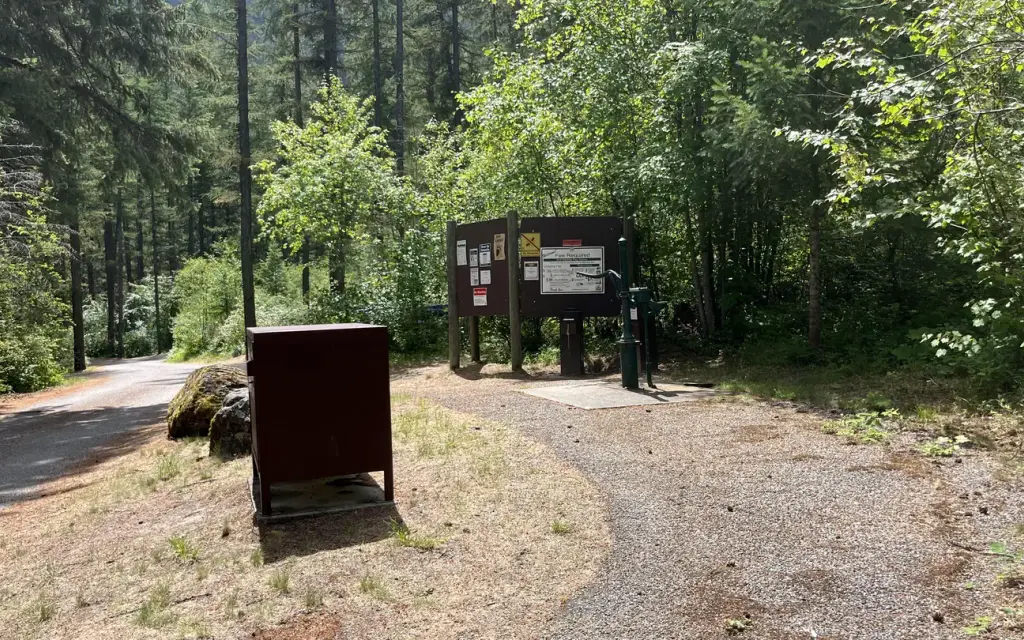 Cascade Campground, a Forest Service group camp