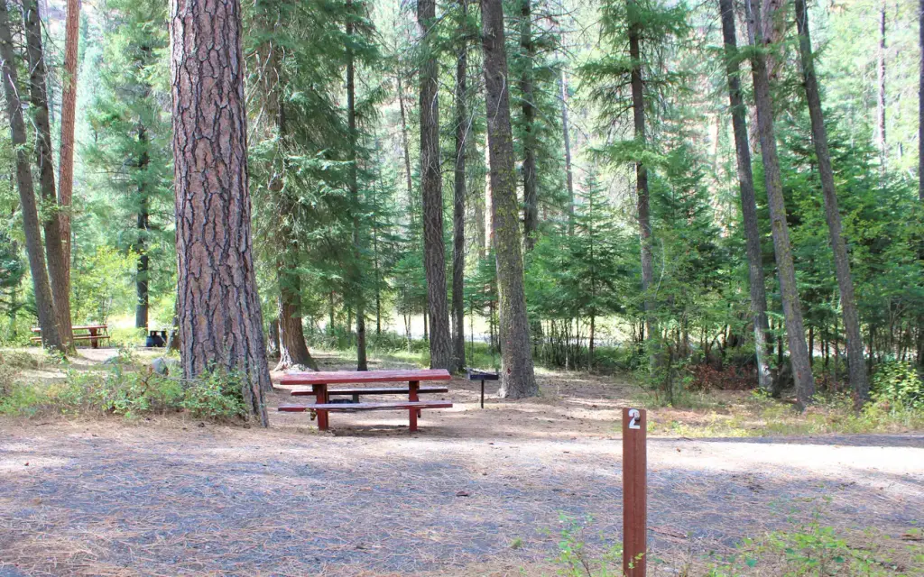 Buckhorn Bar, a Forest Service campground