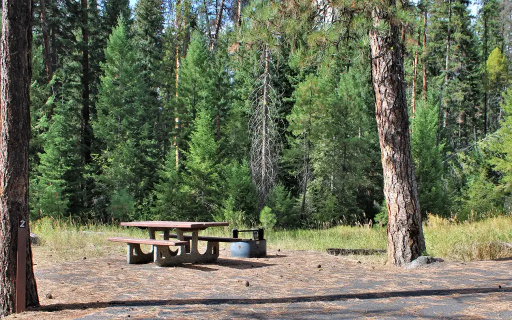 Four Mile, a Forest Service campground