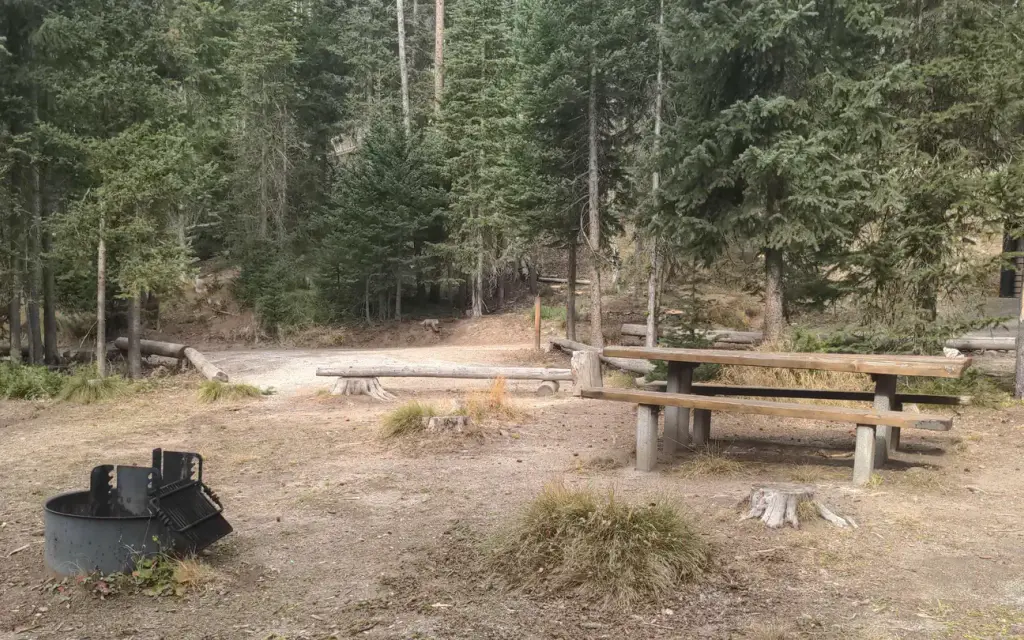 Jeanette, a Forest Service campground