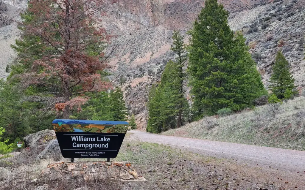 Williams Lake Campground, a BLM campground