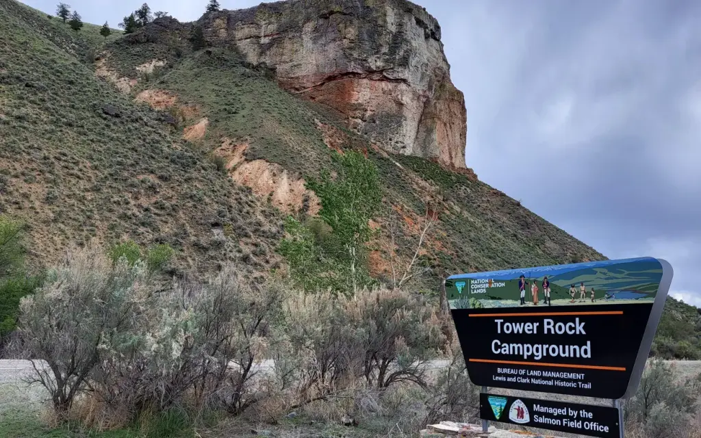 Tower Rock Campground, a BLM campground