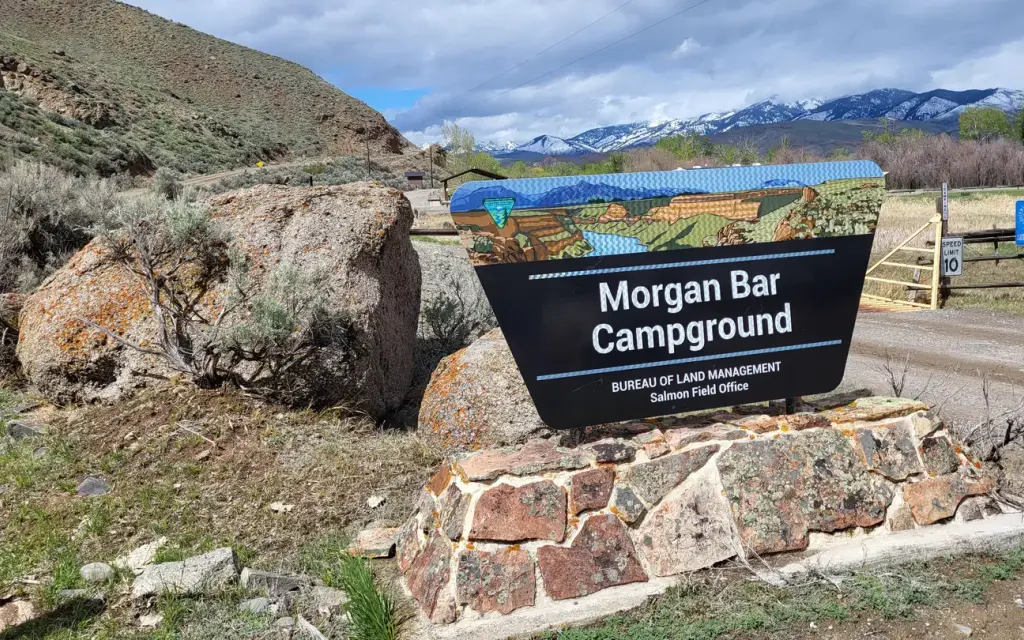 Morgan Bar Campground, a BLM campground