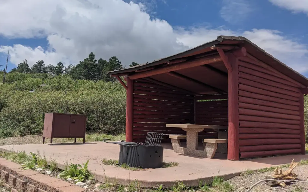 Capilla Peak, a Forest Service campground