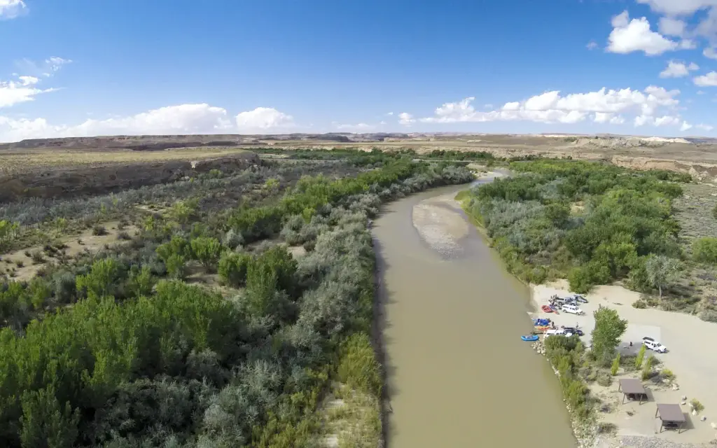 Sand Island Recreation Area, a BLM campground