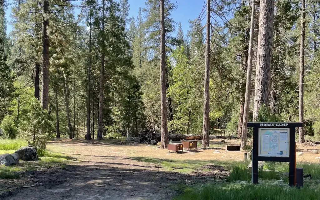 Wawona Horse Campsites, a National Park Service campground