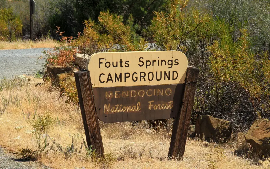 Fouts, a Forest Service campground