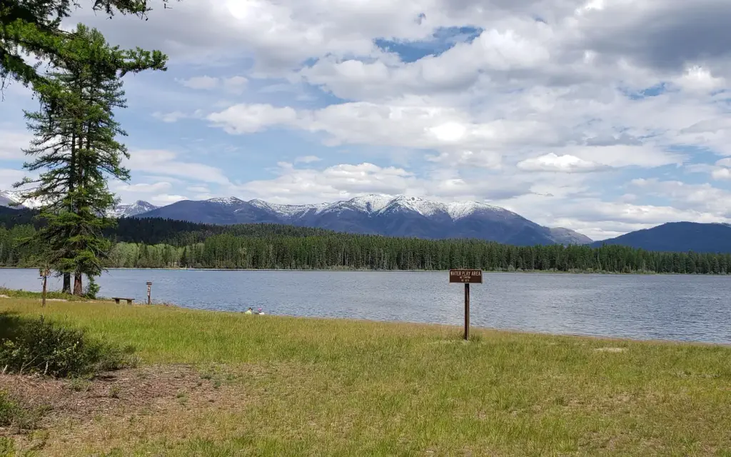 Seeley Lake Lolo Campground, a Forest Service campground