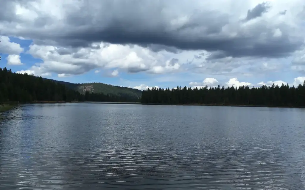 Juanita Lake Campground, a Forest Service campground