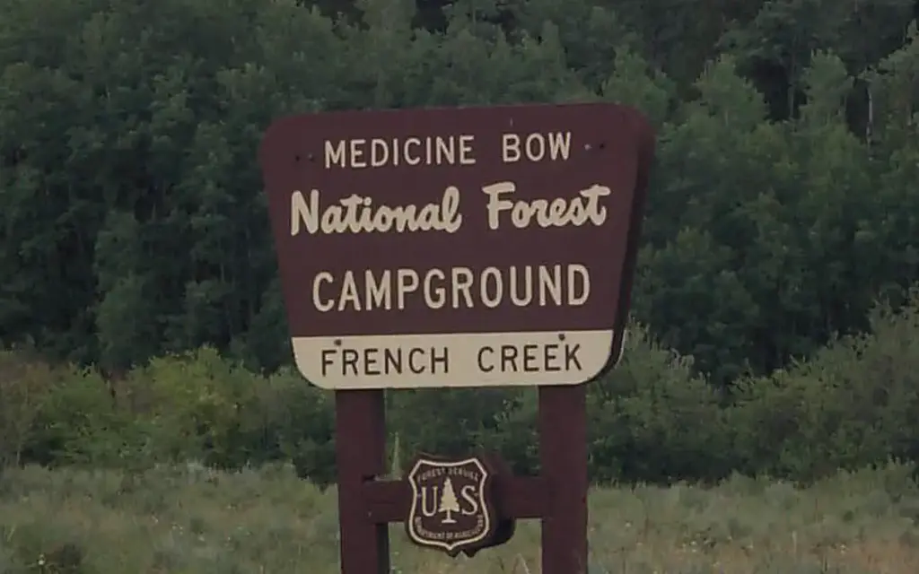 French Creek Campground, a Forest Service campground