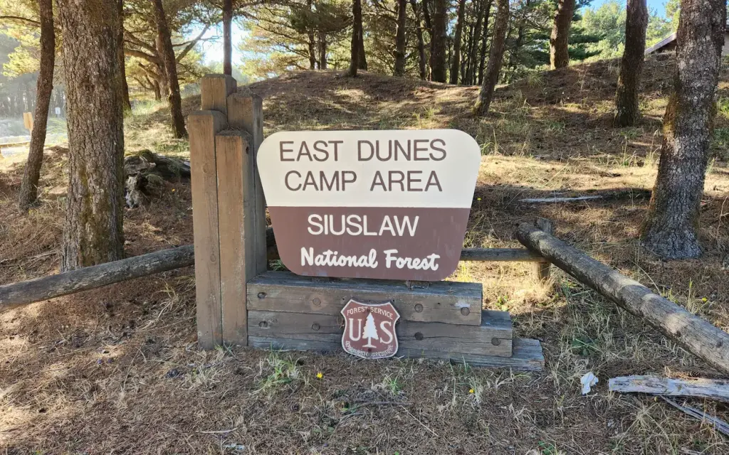 East Dunes Campground - Sand Lake Recreation Area, a Forest Service campground