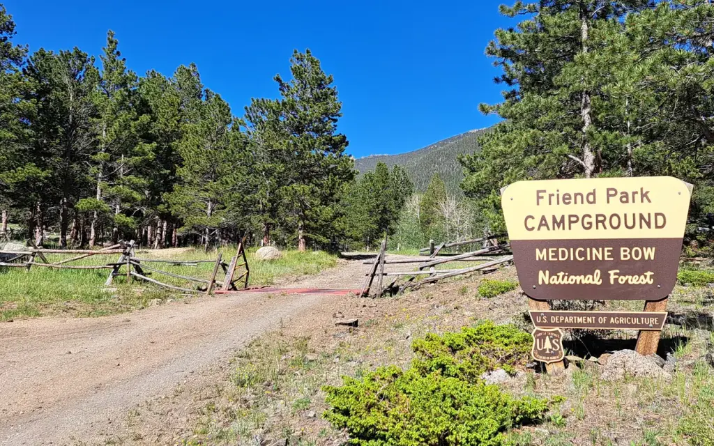 Friend Park Campground, a Forest Service campground