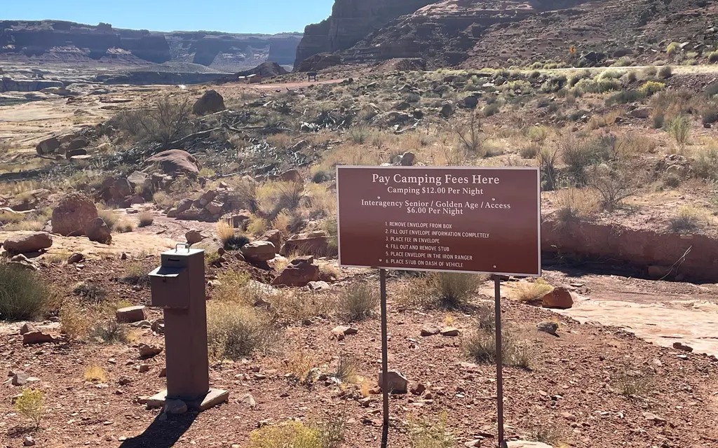 Dirty Devil Primitive Camping Area, a National Park Service campground