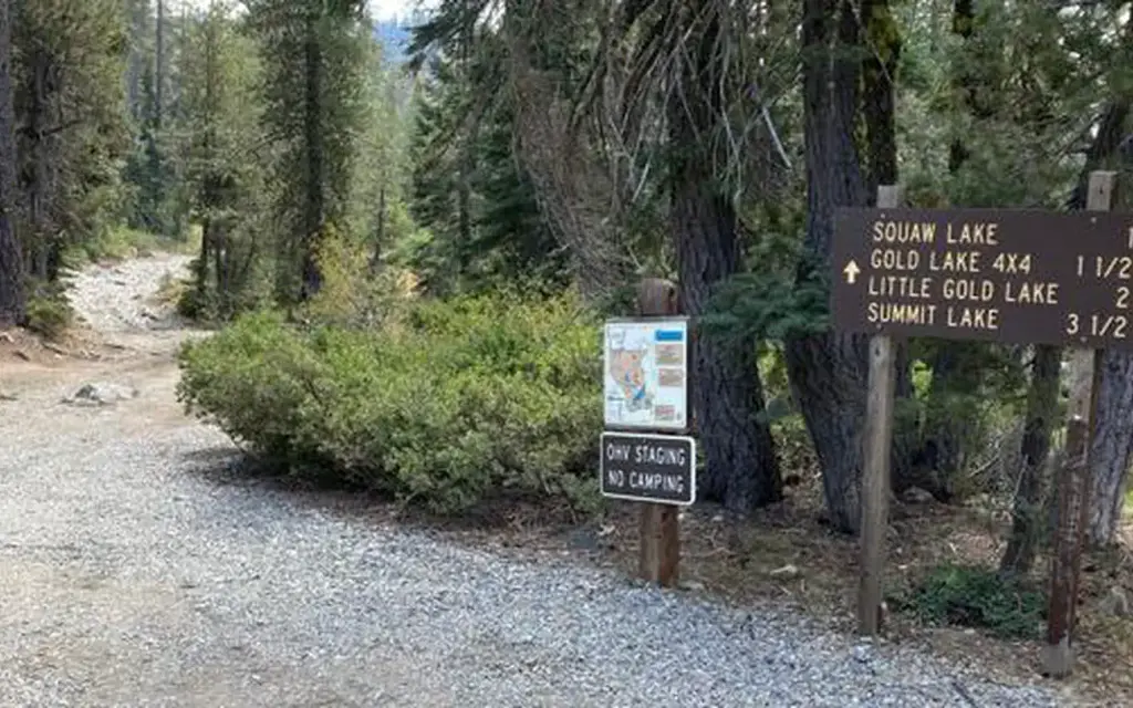 Gold Lake 4 X 4 Campground, a Forest Service campground