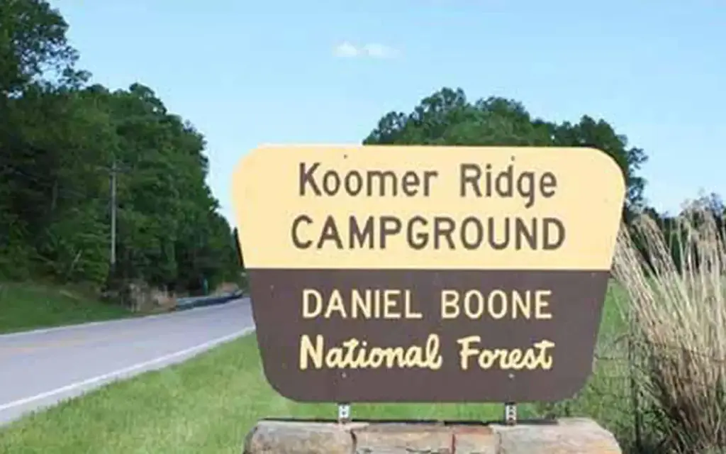 Koomer Ridge Campground, a Forest Service campground