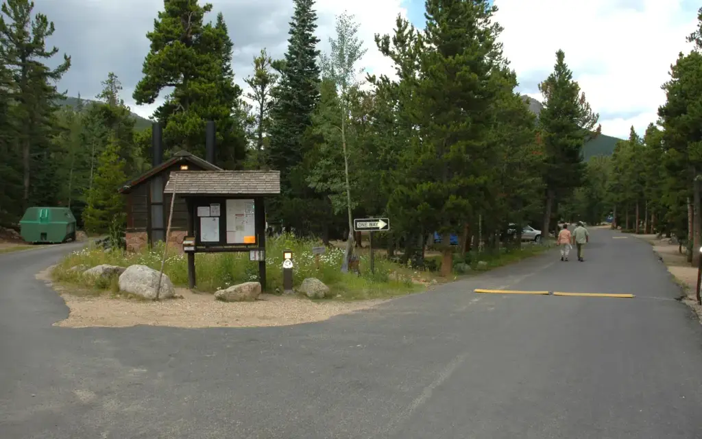 Rocky Mountain National Park Longs Peak Campground, a National Park Service campground