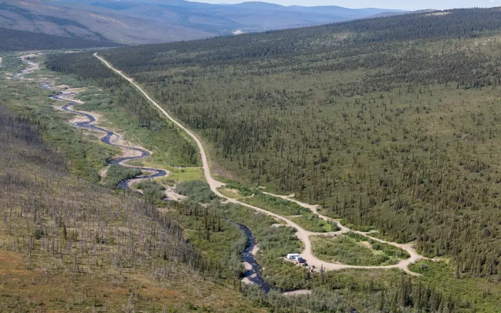 Mount Prindle Campground, a BLM campground