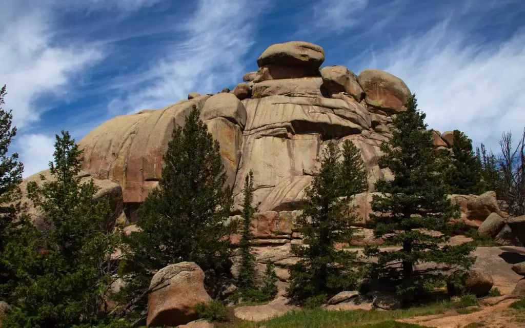 Vedauwoo Tent Campground, a Forest Service campground