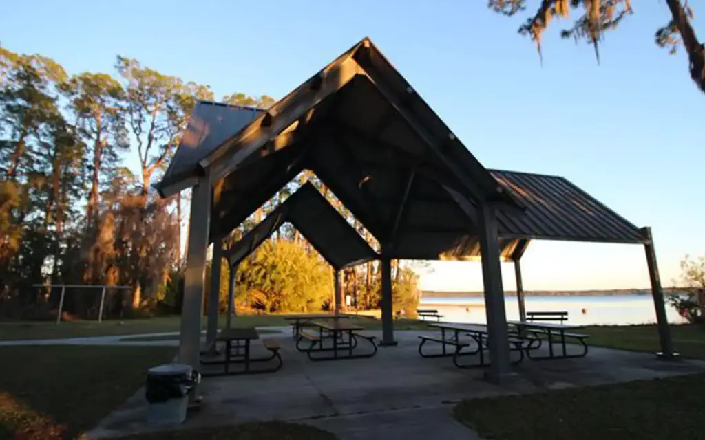 Ocean Pond Campground, a Forest Service campground