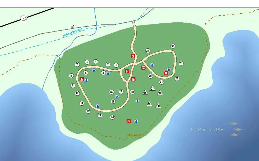 Doe Point Campground, a Forest Service campground