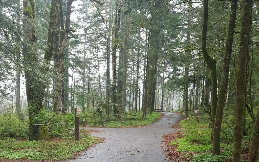 Eagle Creek Campground, a Forest Service campground