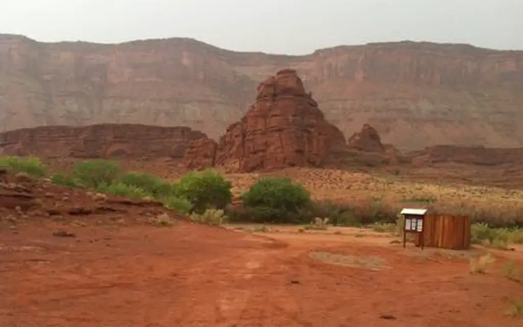 The Ledge Campground, a BLM campground