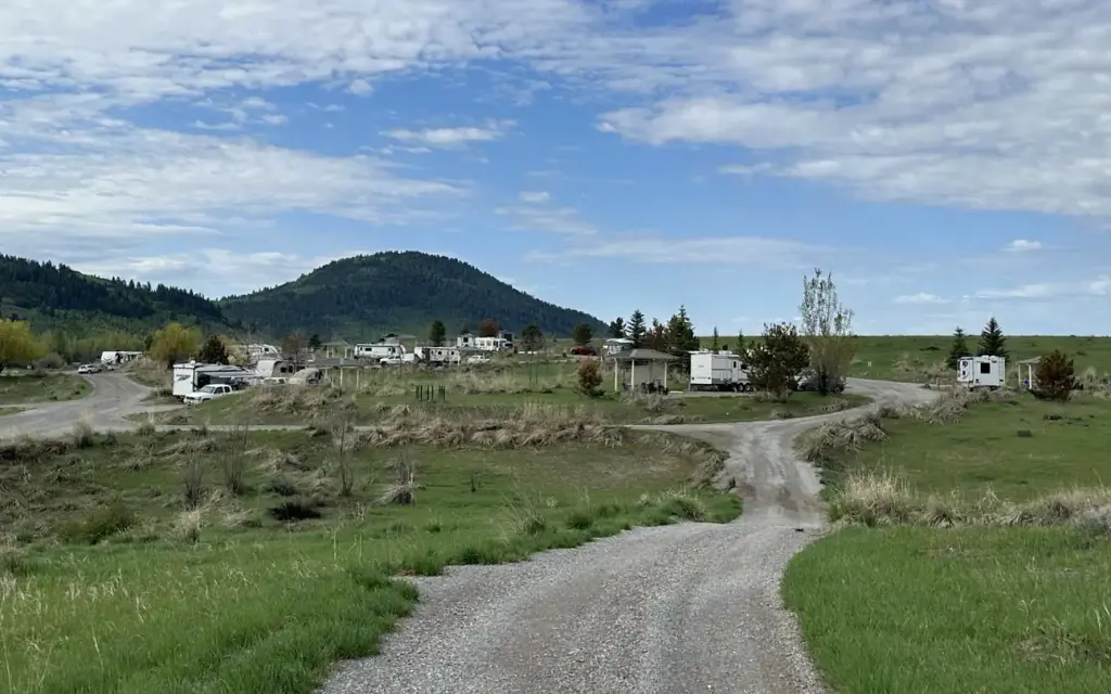Blackfoot Reservoir Campground, a BLM campground