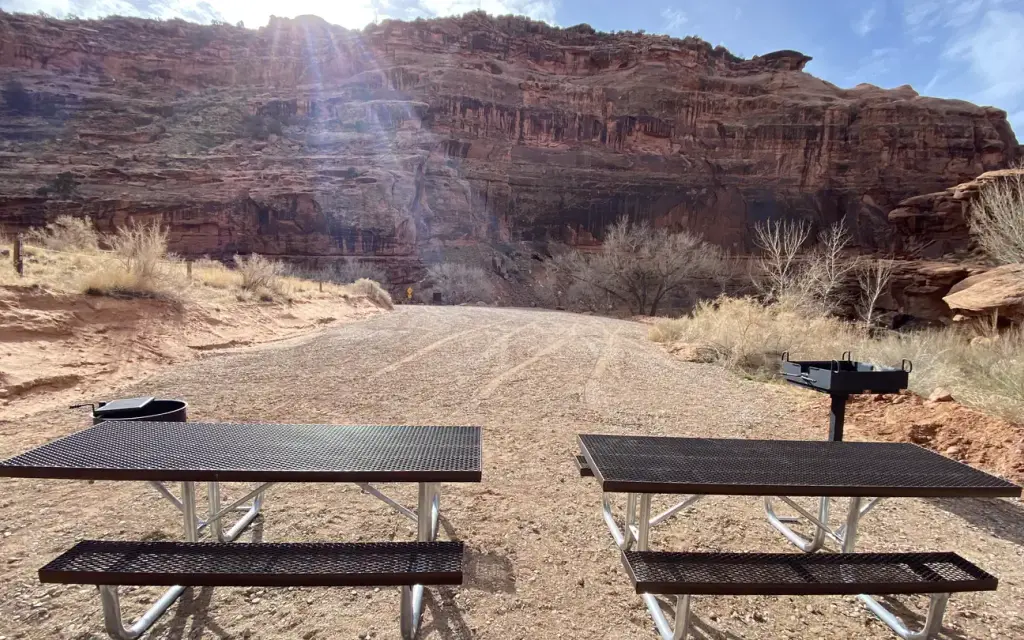 Hunter Canyon Group Site, a BLM group camp