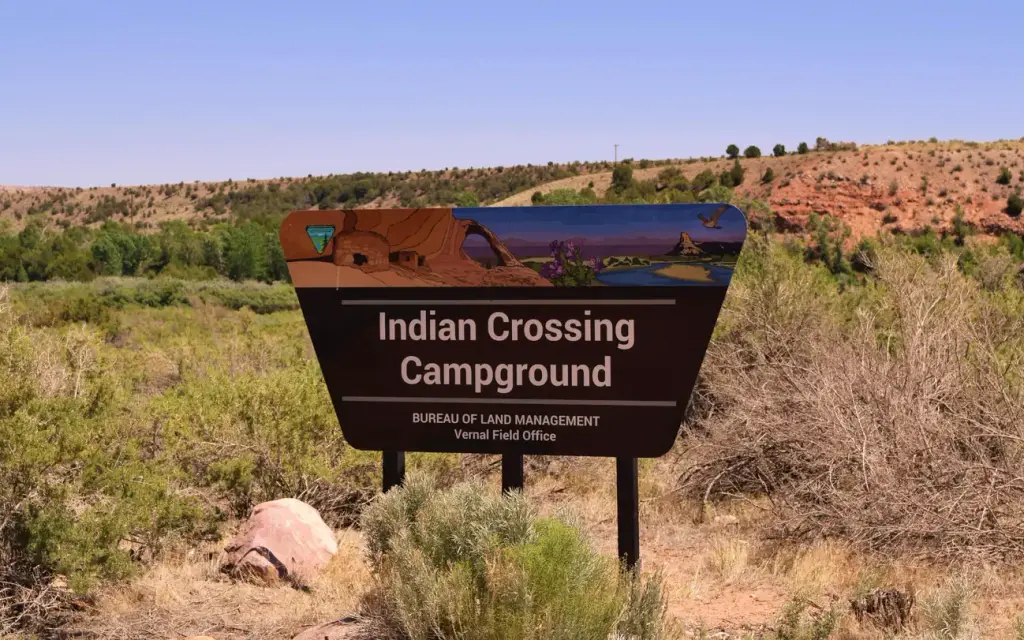 Indian Crossing Campground, a BLM campground